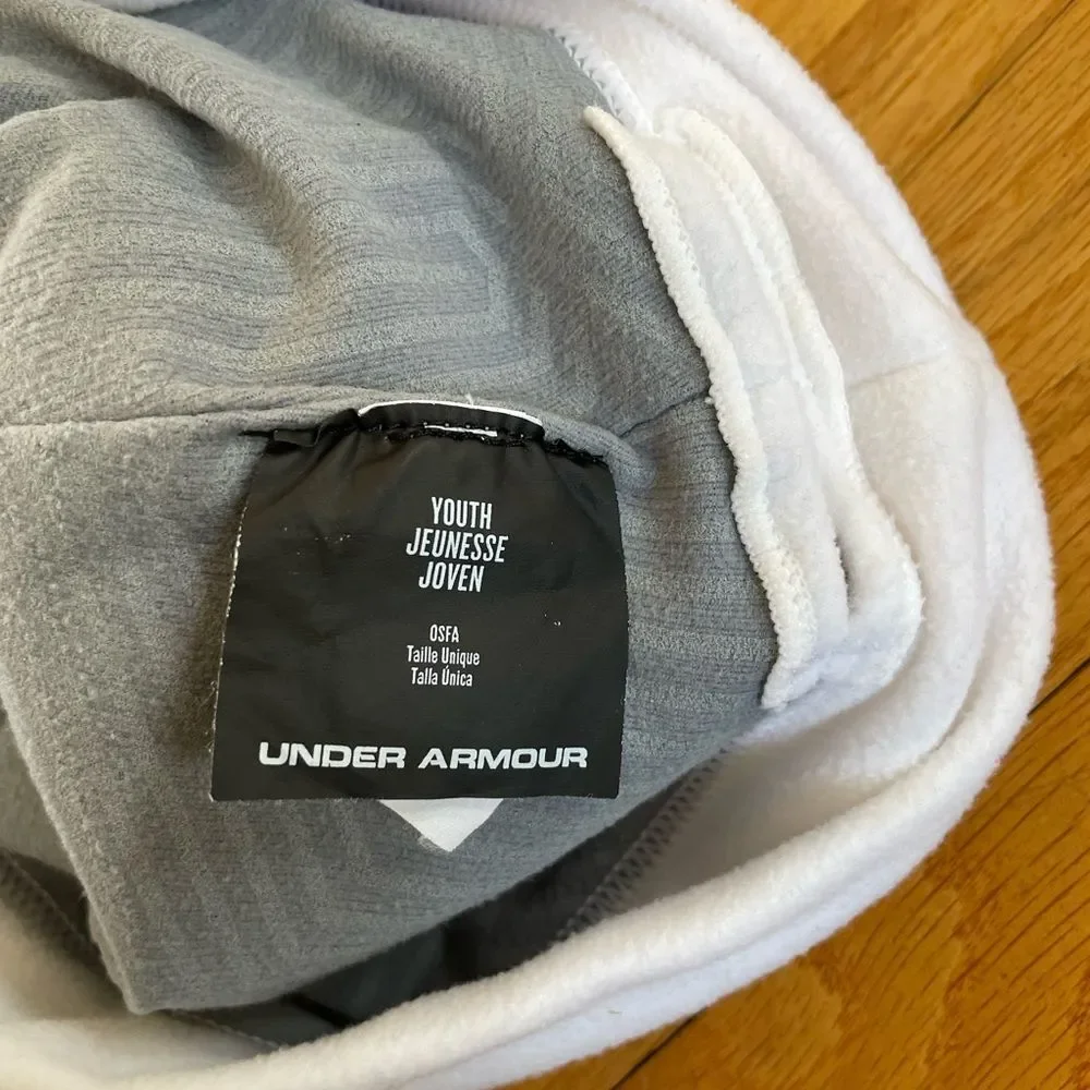 Under Armour Storm White Pink Infrared Hat youth